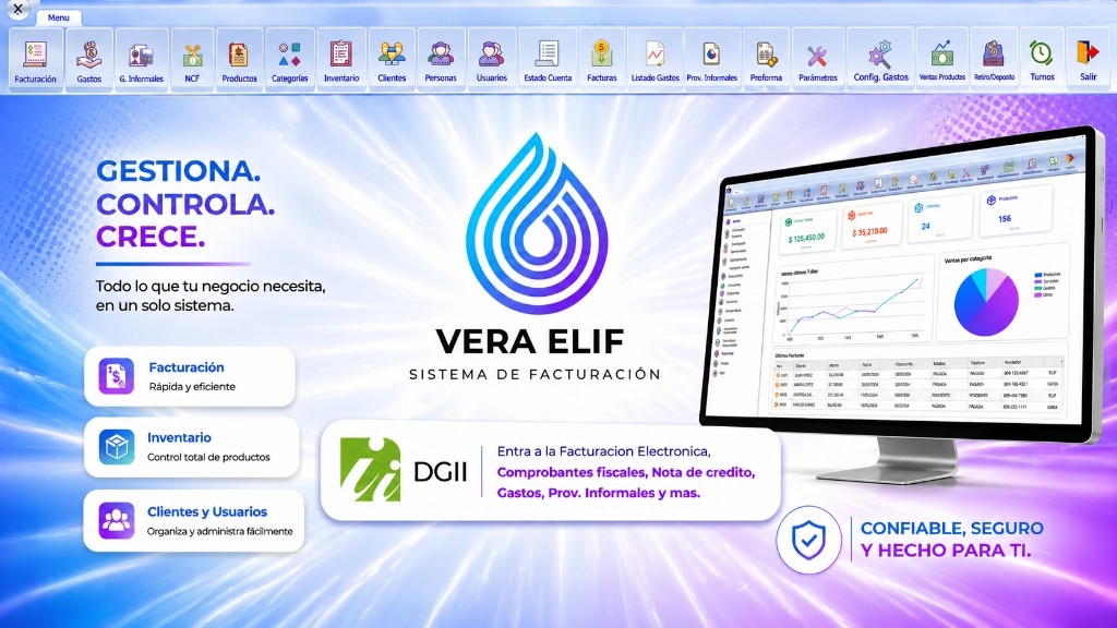 Vista del sistema Vera Elif en escritorio