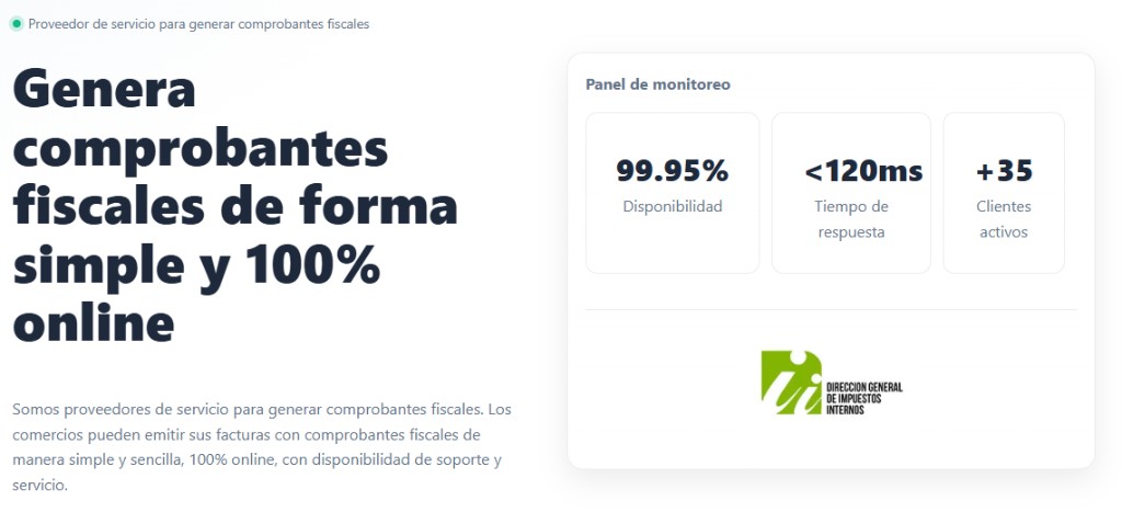 ECF Gateway — genera comprobantes fiscales de forma simple y 100% online